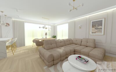 Salon z aneksem kuchennym 7
