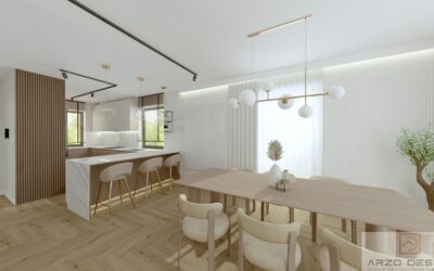 Salon z aneksem kuchennym 11 (plus wiatrołap)